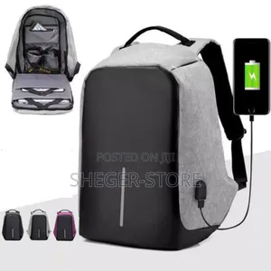 Photo - Orginal Anti-Theft Backpack With Usb Charging Port (የራሱ Usb መሰኪያ ያለው )
