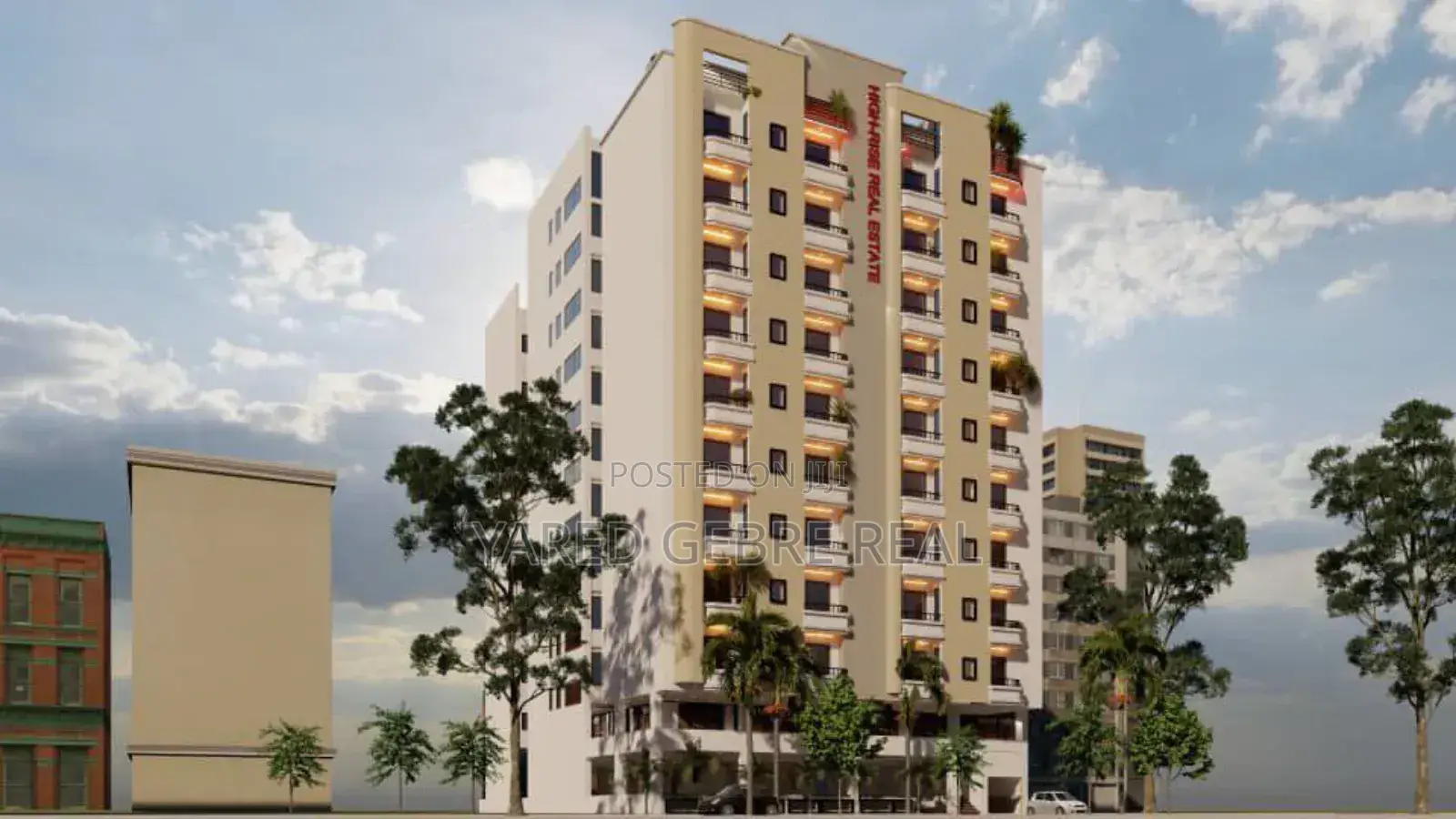 3bdrm Apartment in ሀይ ራይዝ ሪእል እስቴት, Yeka for sale