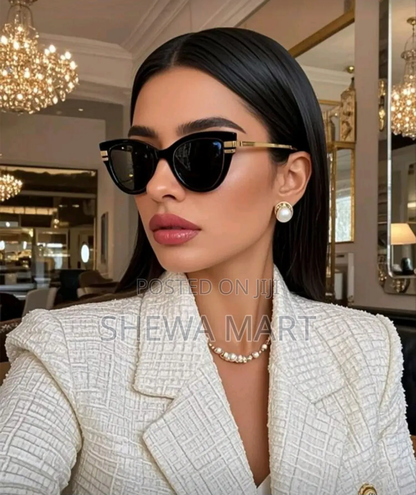 Retro Cat Eye Small Frame Fashion Glasses, Unisex Plastic Classic Outd