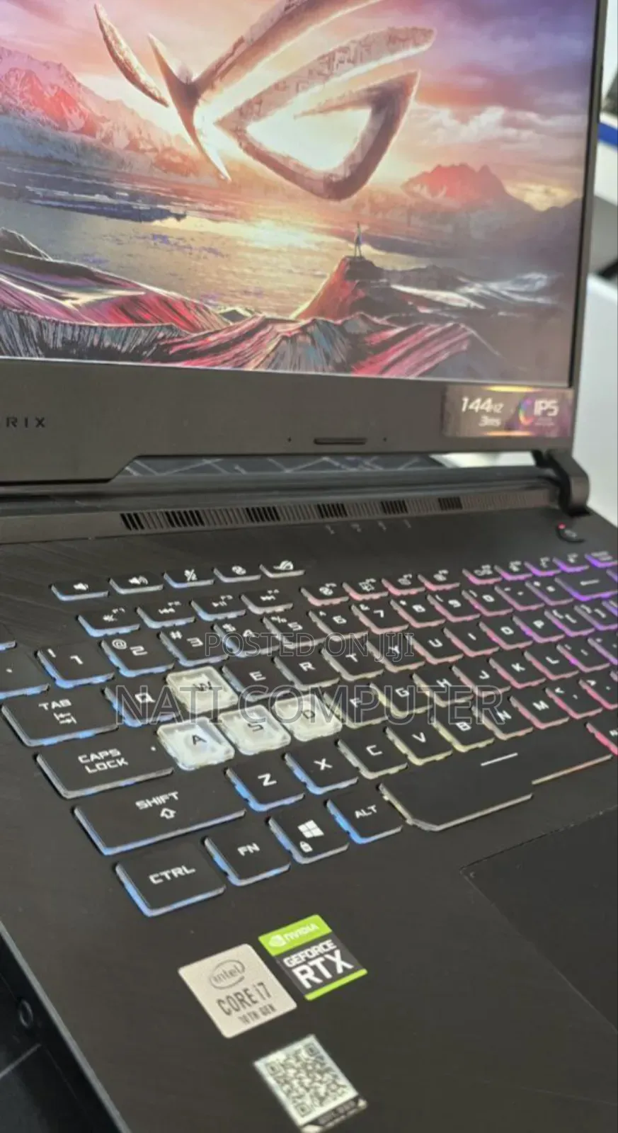 New Laptop Asus ROG Strix G15 16GB Intel Core I7 SSD 1T