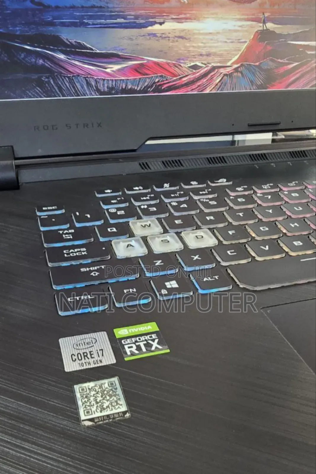 New Laptop Asus ROG Strix G15 16GB Intel Core I7 SSD 1T