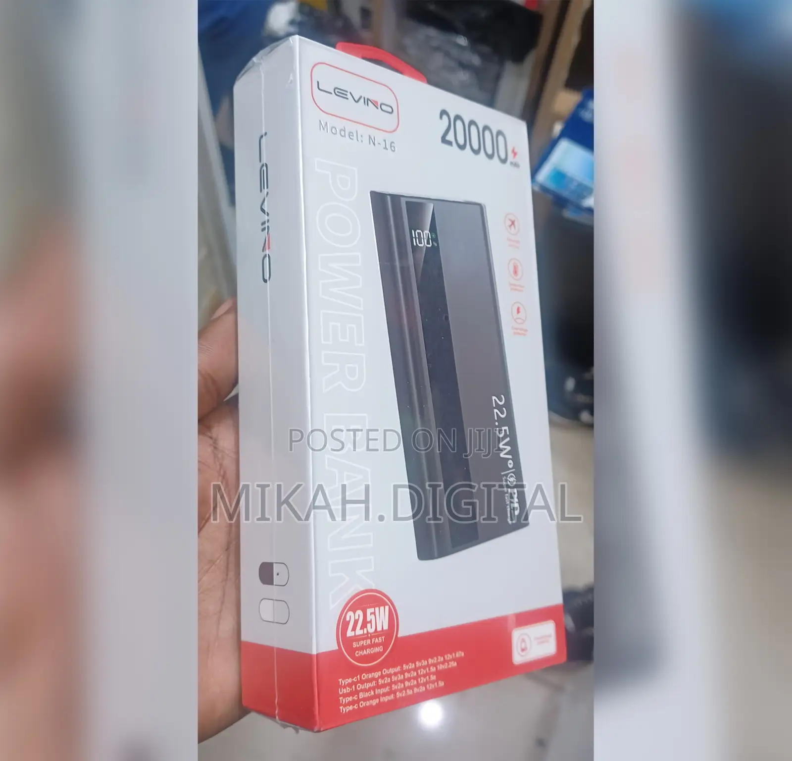 Levino Super Fast Charging 20000 Mah | Original Power Bank