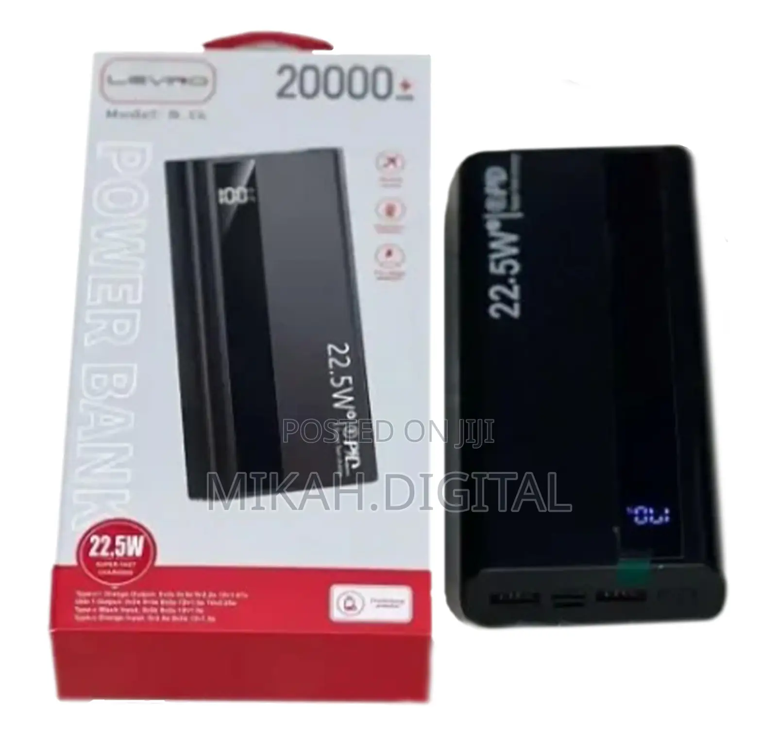 Levino Super Fast Charging 20000 Mah | Original Power Bank