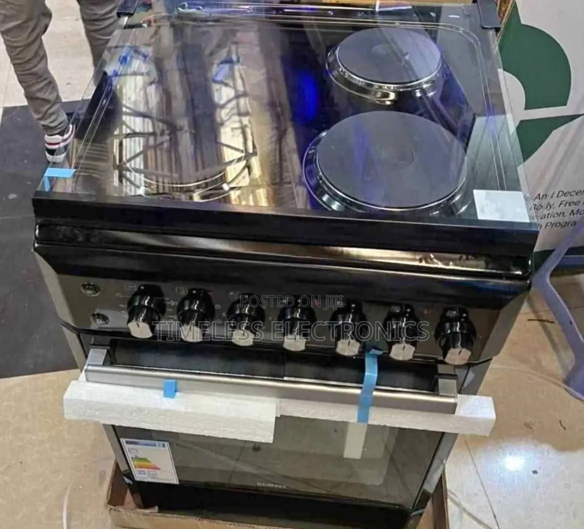  Kumtel 60×60 Free-Standing Oven – Family Size, Premium Features!