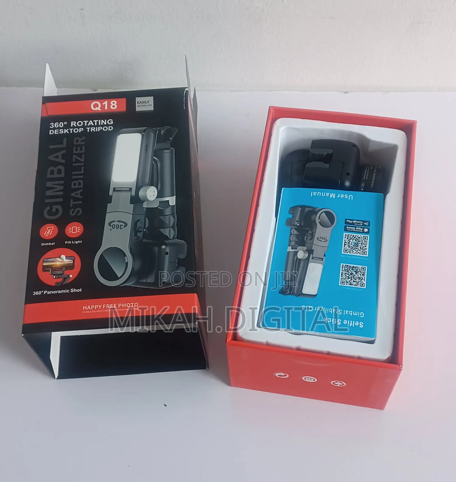 Q18 360° Gimbal Stablizer