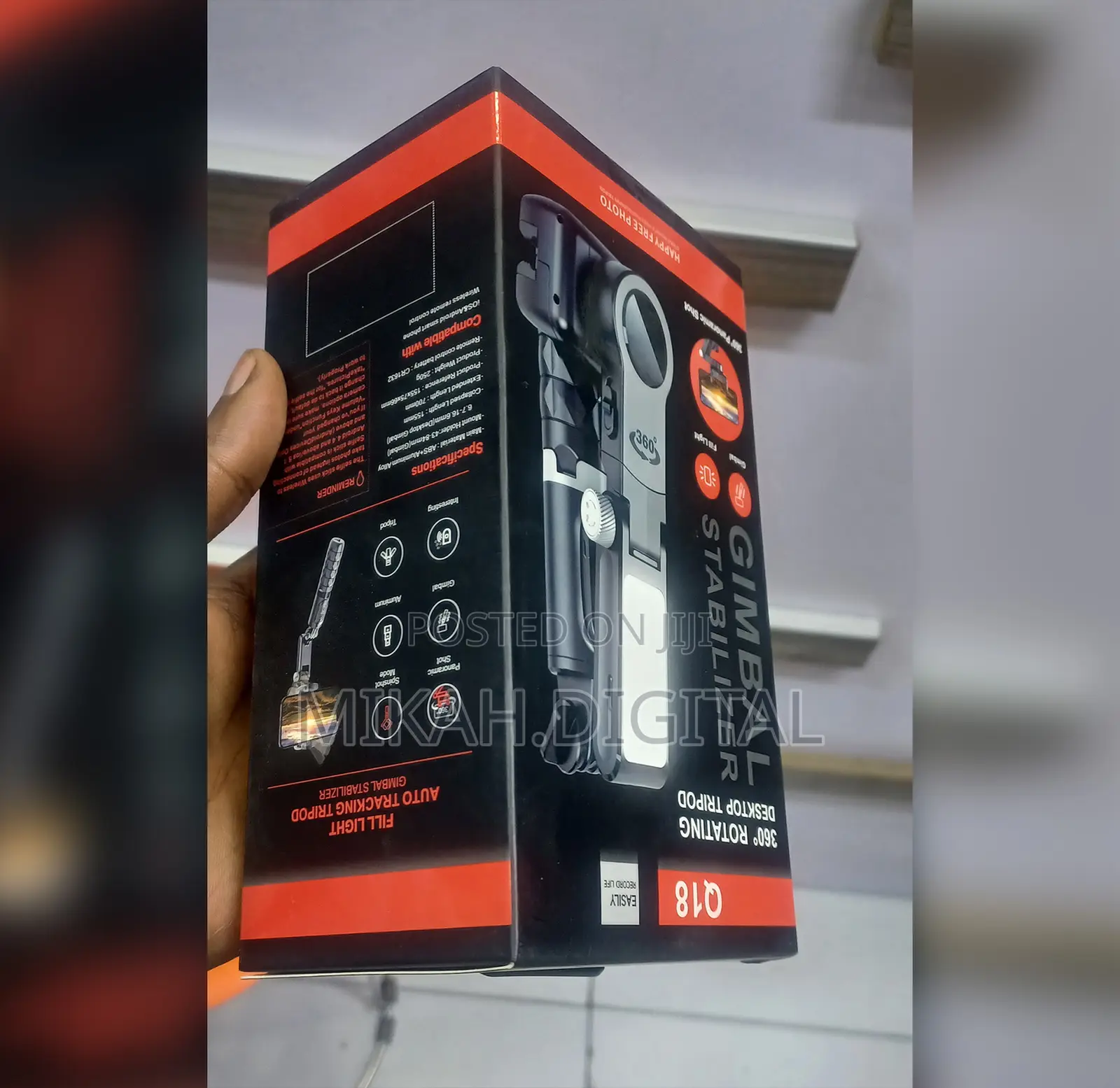 Q18 360° Gimbal Stablizer