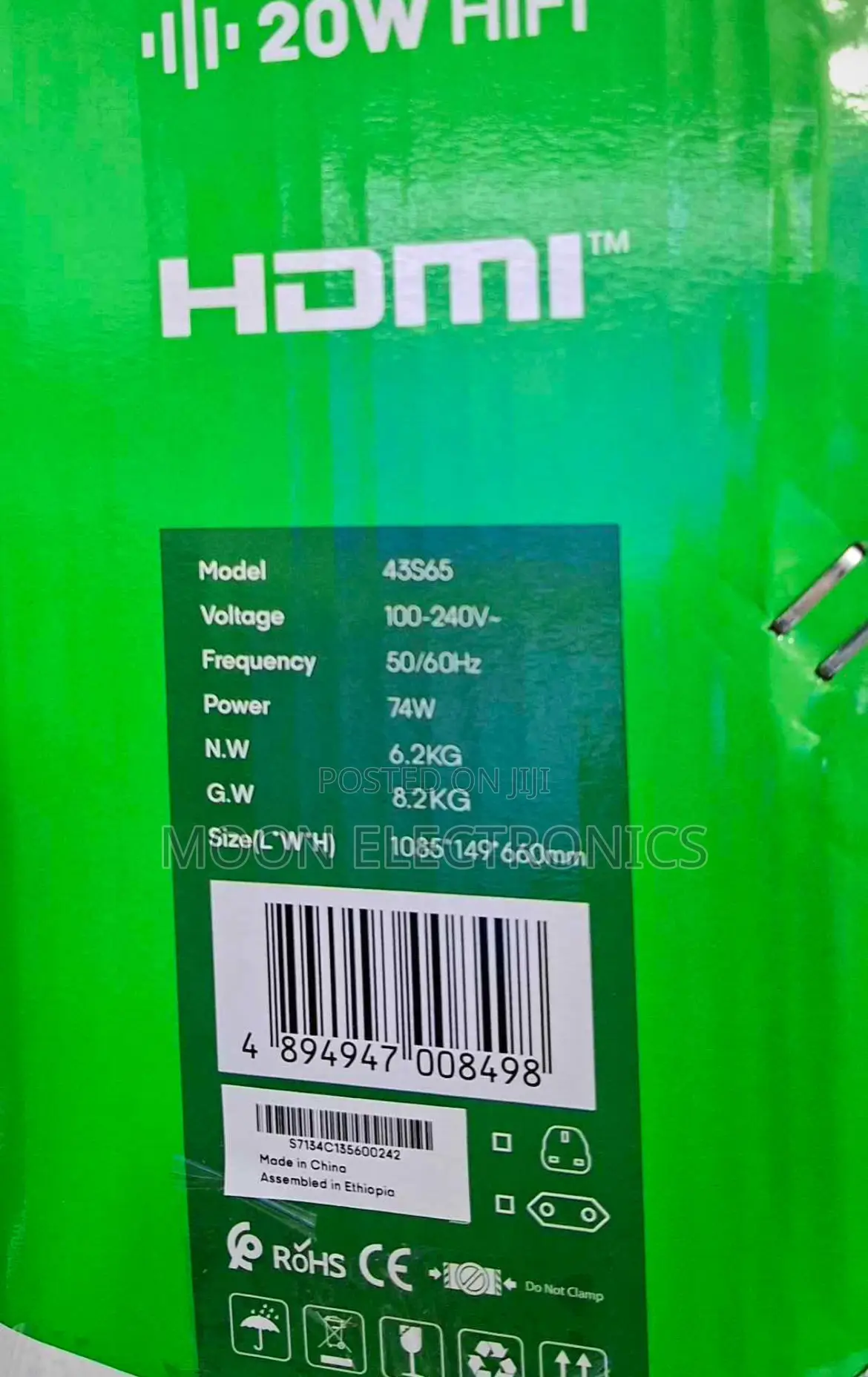 Syinix 43” Smart Tv – Compact Size, Big Features!