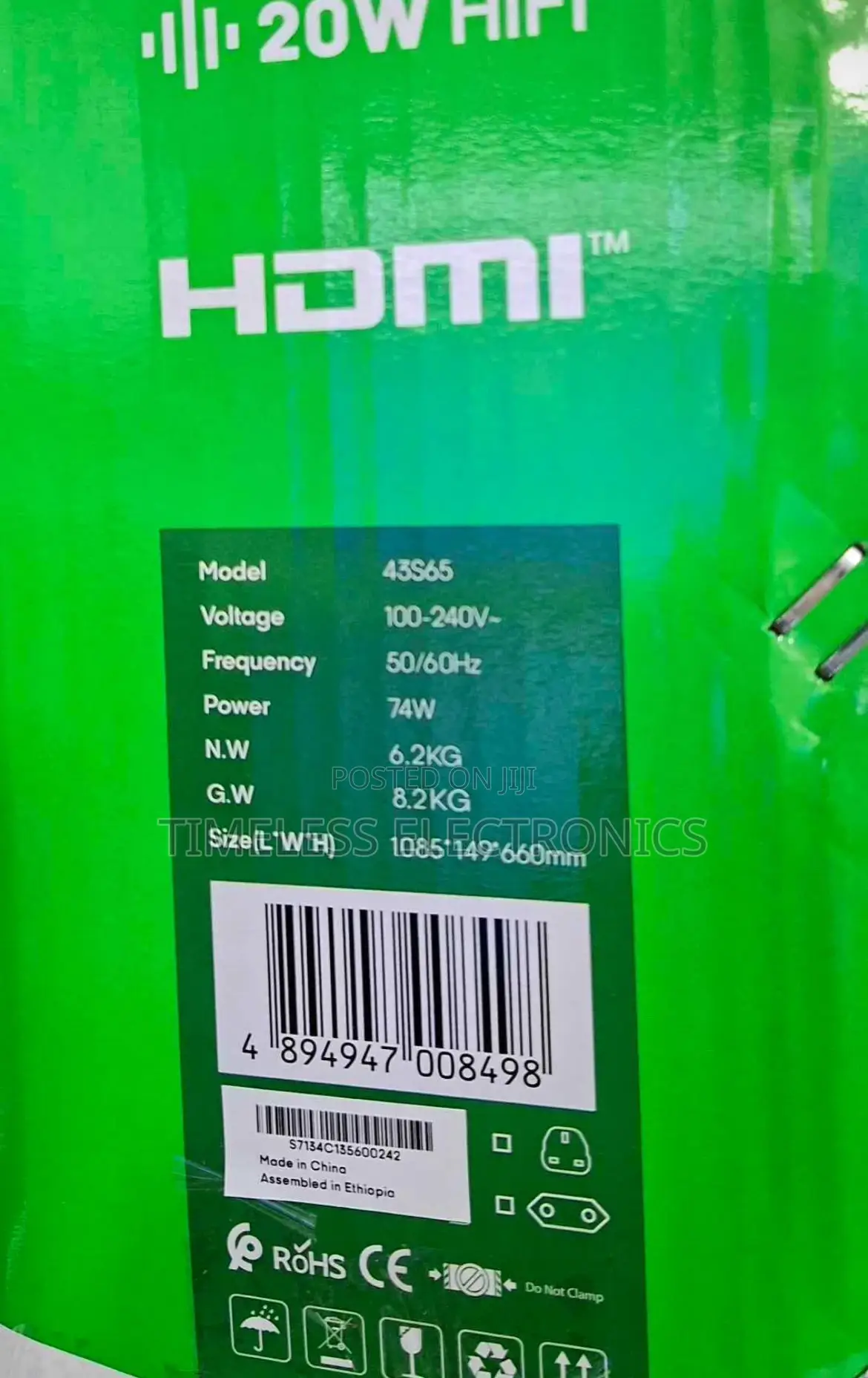 Syinix 43” Smart Tv – Compact Size, Big Features!