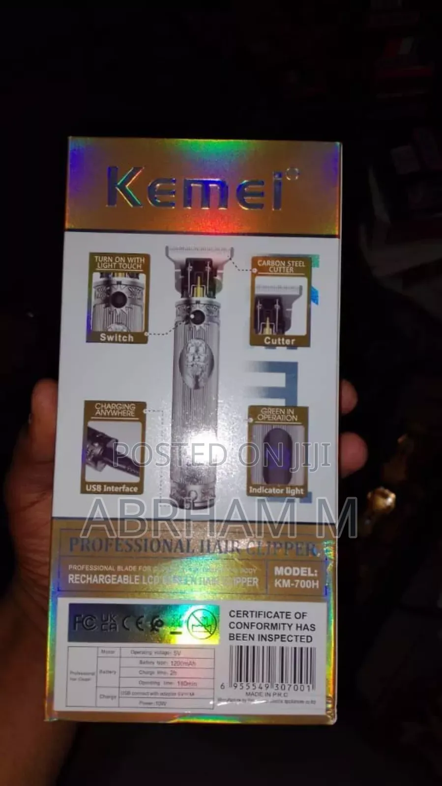 Kemei 700h Kemei Km-700h Rechargeabl