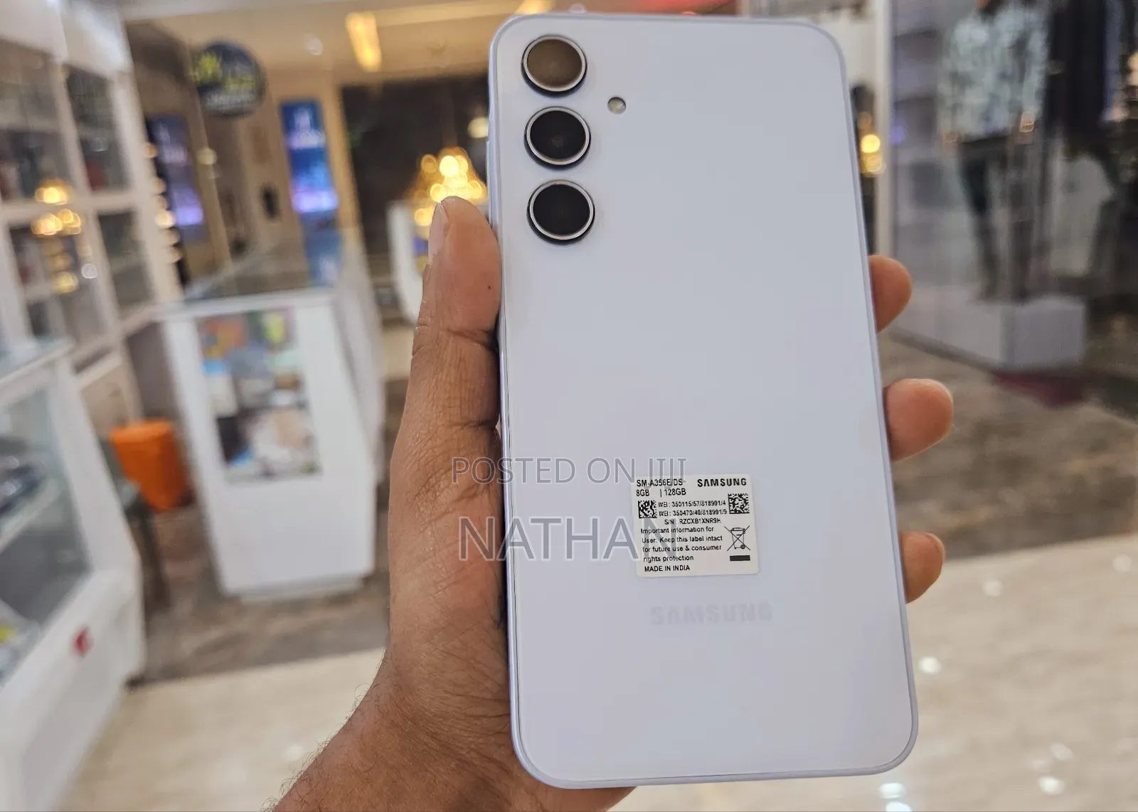 New Samsung Galaxy A35 128 GB Pink