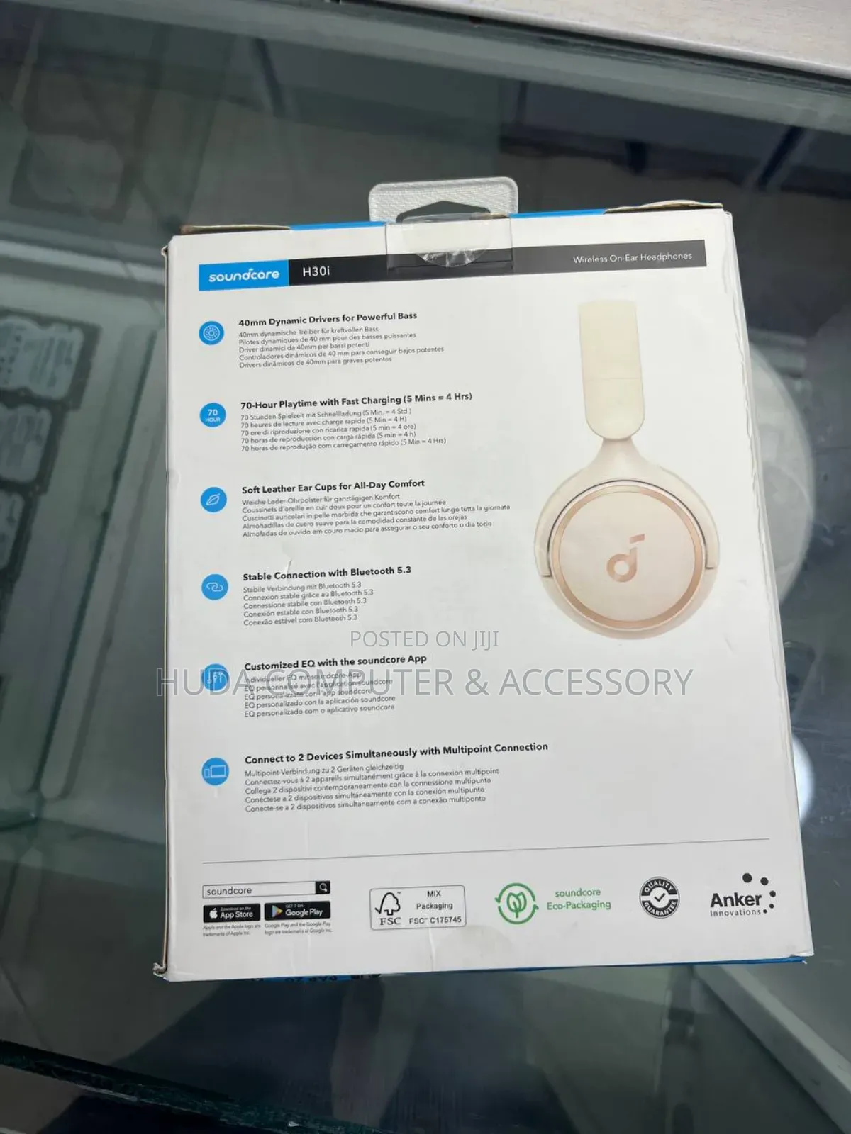 Soundcore H30i Wireless on-Ear Headphones