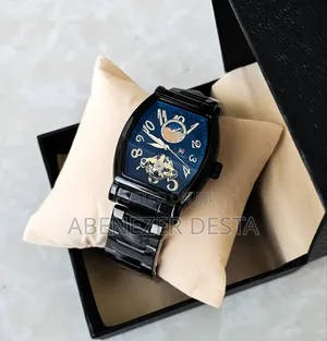 Aokulasic Automatic Mechanical Watc With a Black Case