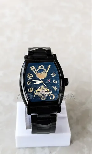 Aokulasic Automatic Mechanical Watc With a Black Case