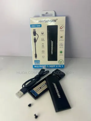 Photo -  Haysenser Hy-M1058 M.2 Nvme NGFF 2-in-1 Enclosure 