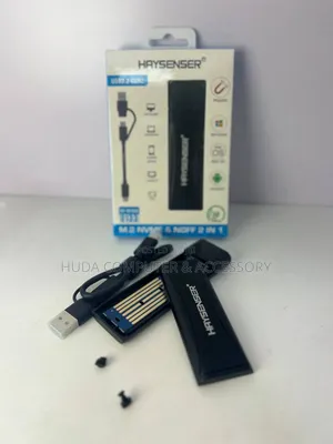  Haysenser Hy-M1058 M.2 Nvme NGFF 2-in-1 Enclosure 