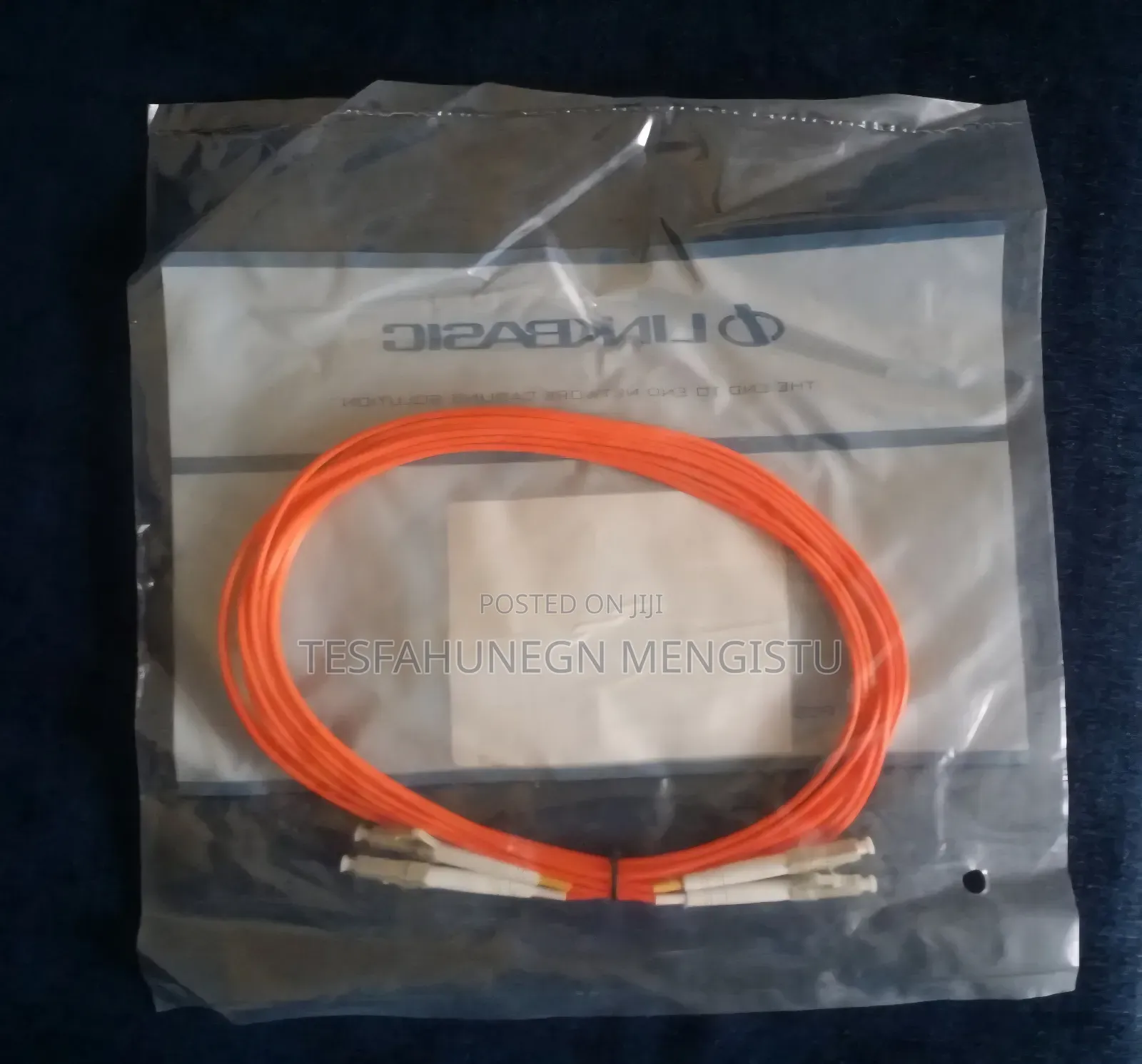 Multimode Lc-Lc Patch Cord (Duplex) 62.5 - 3 Meter