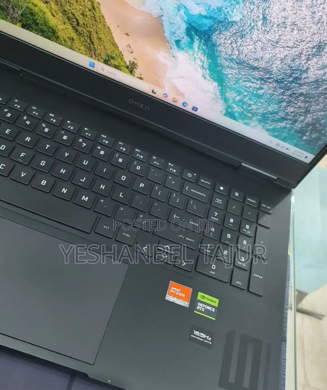 New Laptop HP Omen 16 16GB AMD Ryzen 7 SSD 1T