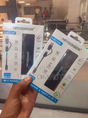 Photo -  Haysenser Hy-M1058 M.2 Nvme NGFF 2-in-1 Enclosure 