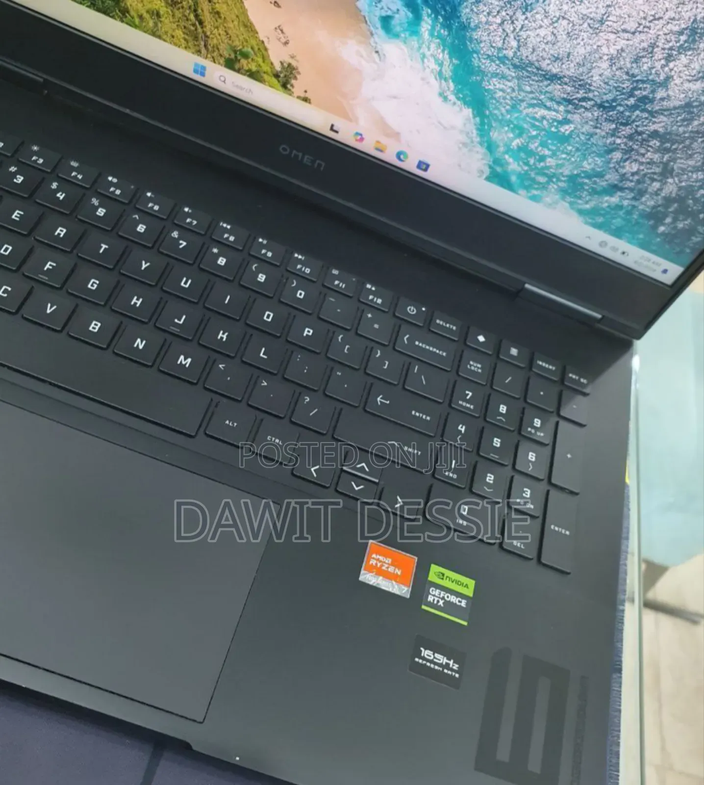 New Laptop HP Omen 16 16GB AMD Ryzen 7 SSD 1T