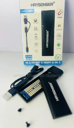 Haysenser Hy-M1058 M.2 Nvme NGFF 2-in-1 Enclosure