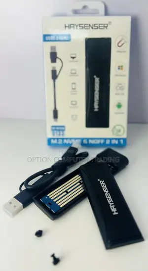 Haysenser Hy-M1058 M.2 Nvme NGFF 2-in-1 Enclosure