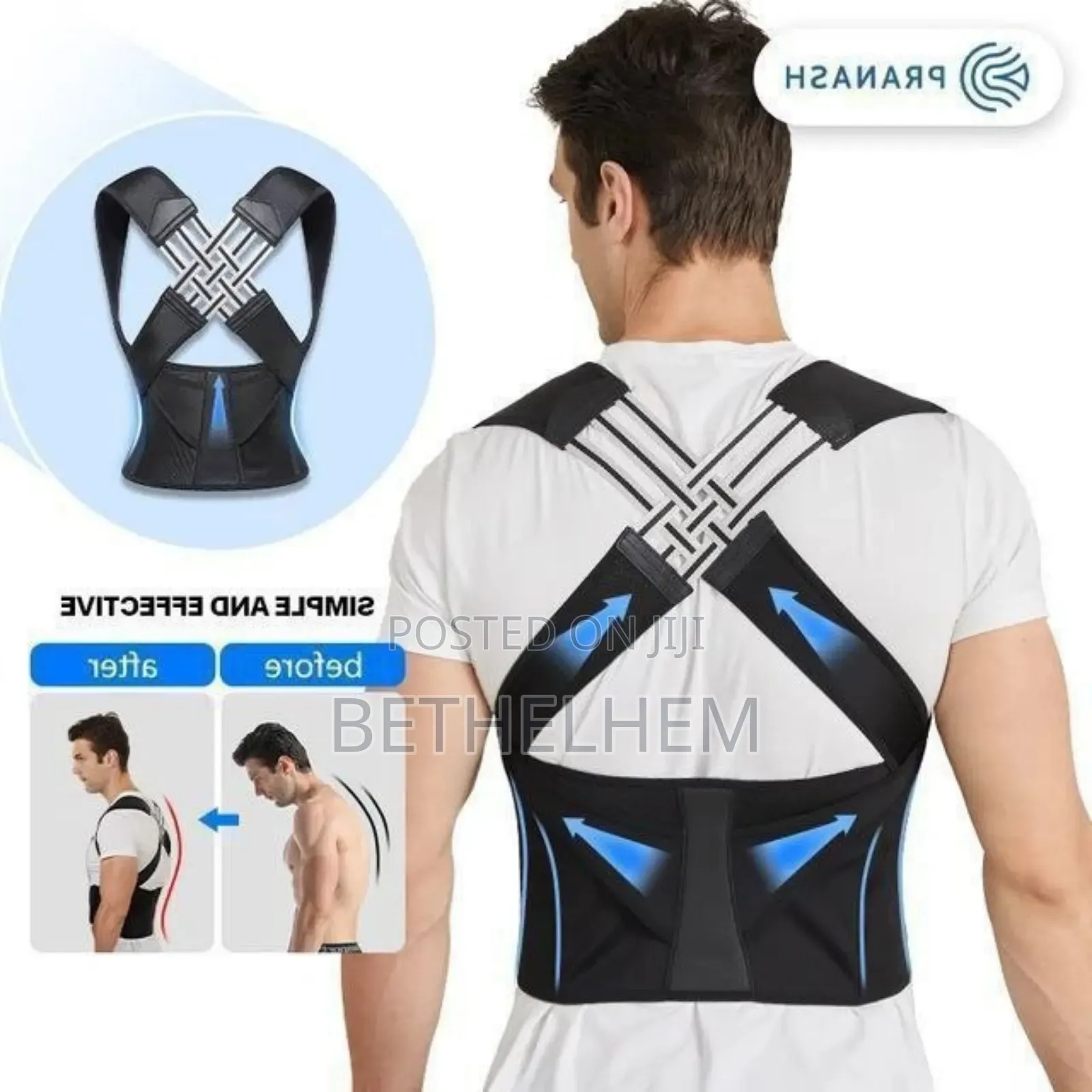 Adjustable Back Posture Corrector Belt