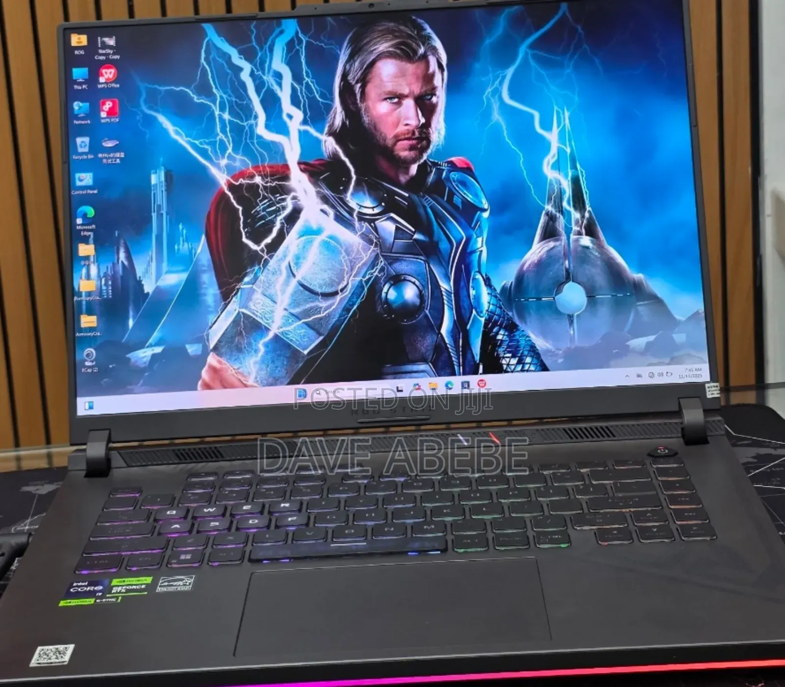 New Laptop Asus 16GB Intel Core I9 SSD 1T