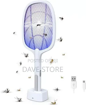 2in1 Rechargeable Lithium Electric Mosquito Swatter (Insect Killer)