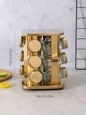 Photo - 12 Jar Rotating Spice Carousel