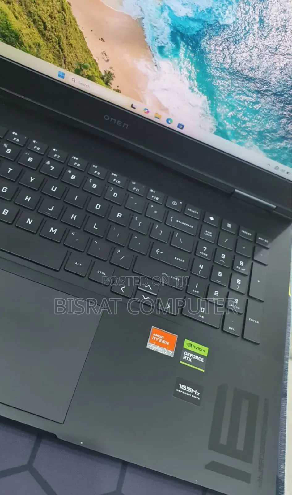 New Laptop HP Omen 16 16GB AMD Ryzen 7 SSD 1T