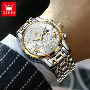 Olevs Mens Quartz Watch Luxury Business Watches Ethiopia