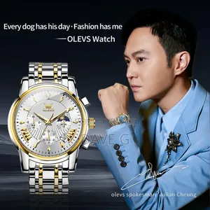 Olevs Mens Quartz Watch Luxury Business Watches Ethiopia