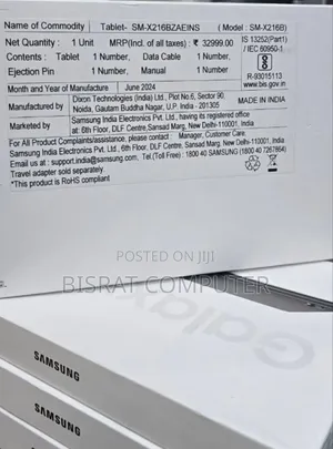 New Samsung Galaxy Tab A9+ 128 GB