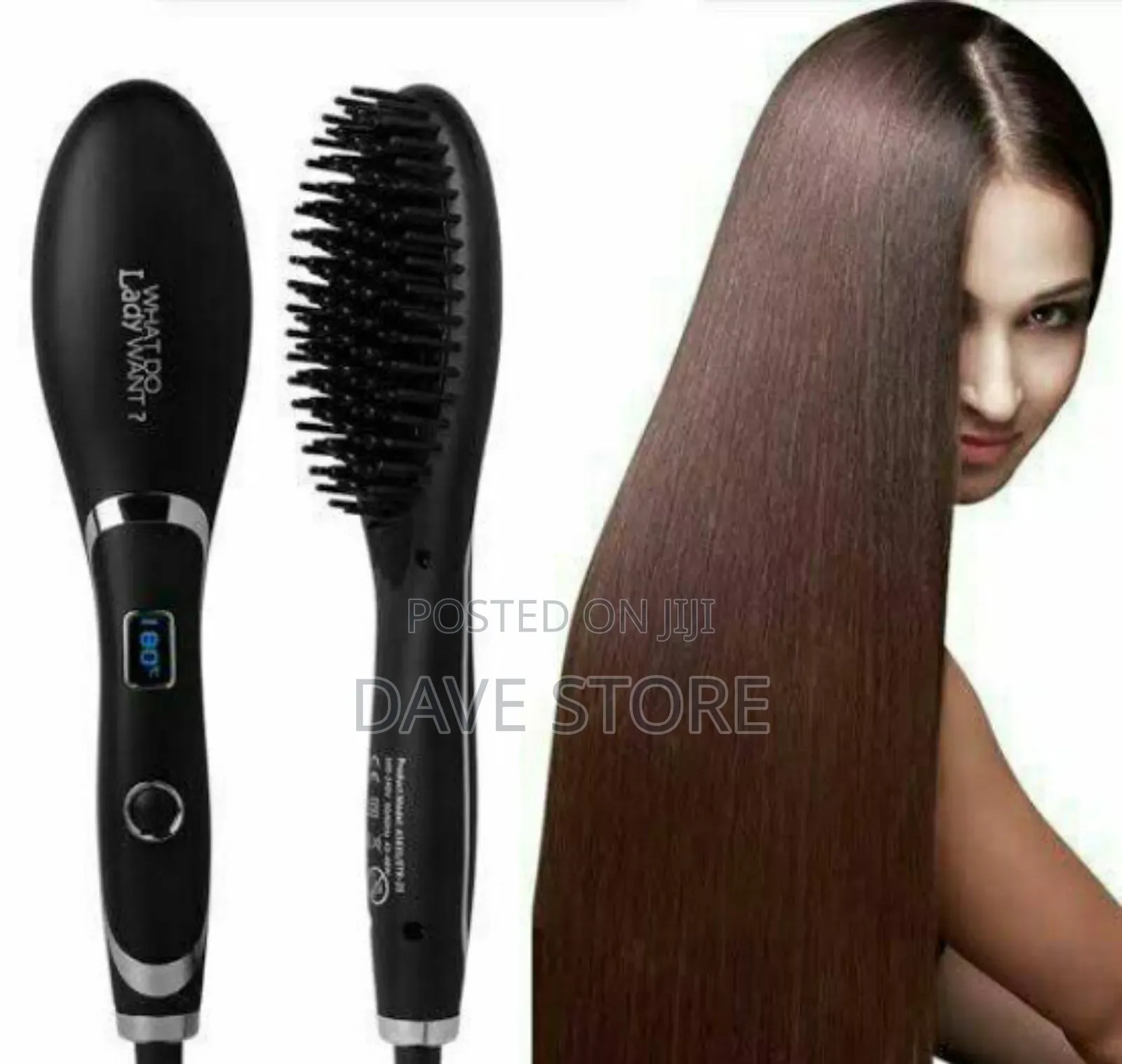 Pro Gemei Professional Hair Straightner Brush