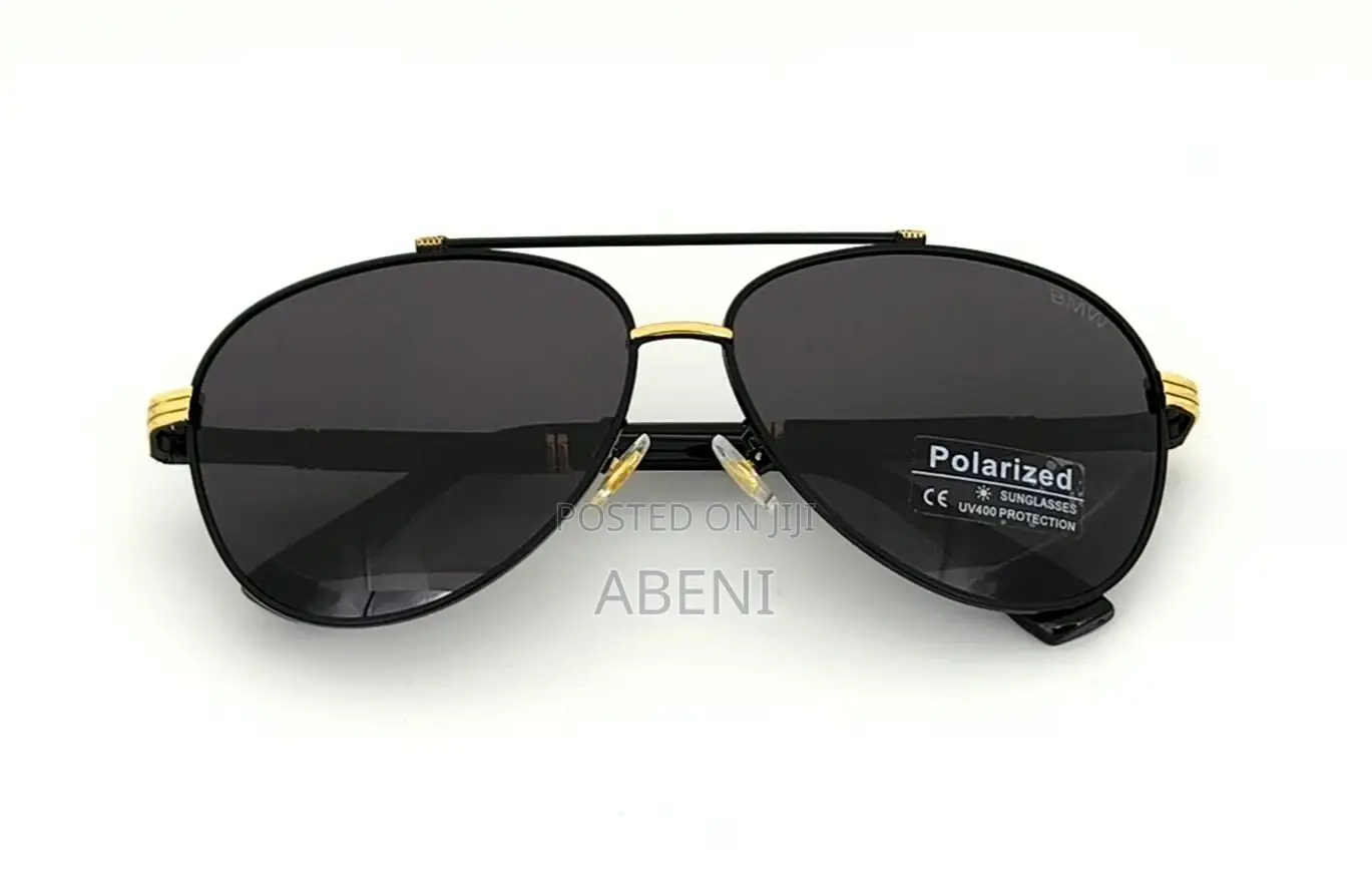 Polaré Noir Aviator Polarized Sunglasses