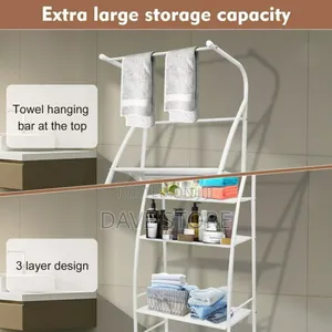 Photo - Over Toilet Wc Rack ትልቁ Size ሙሉ በሙሉ ብረት