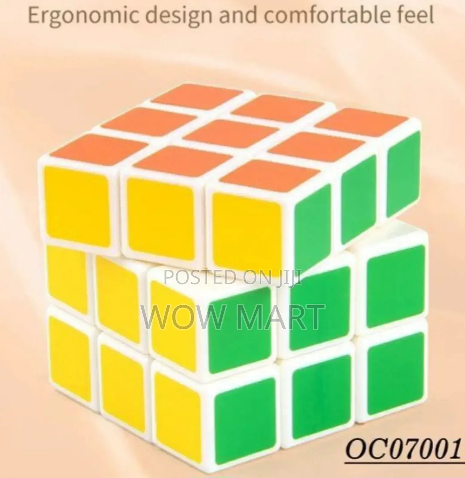 3 in 1 Stress Reliver Plastic Cube