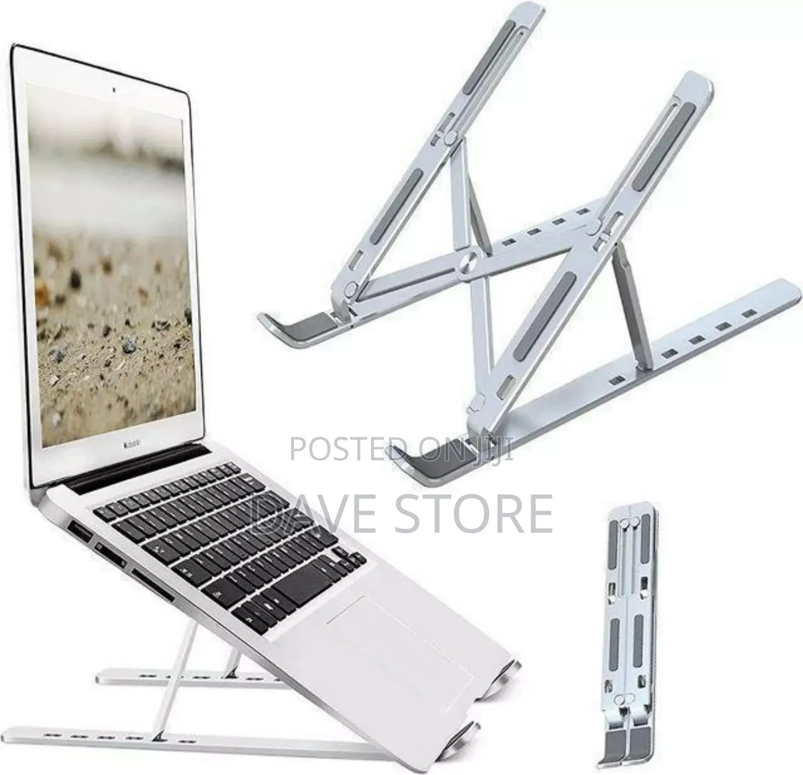 Foldable Height Adjustable Metal Frame Laptop Stand