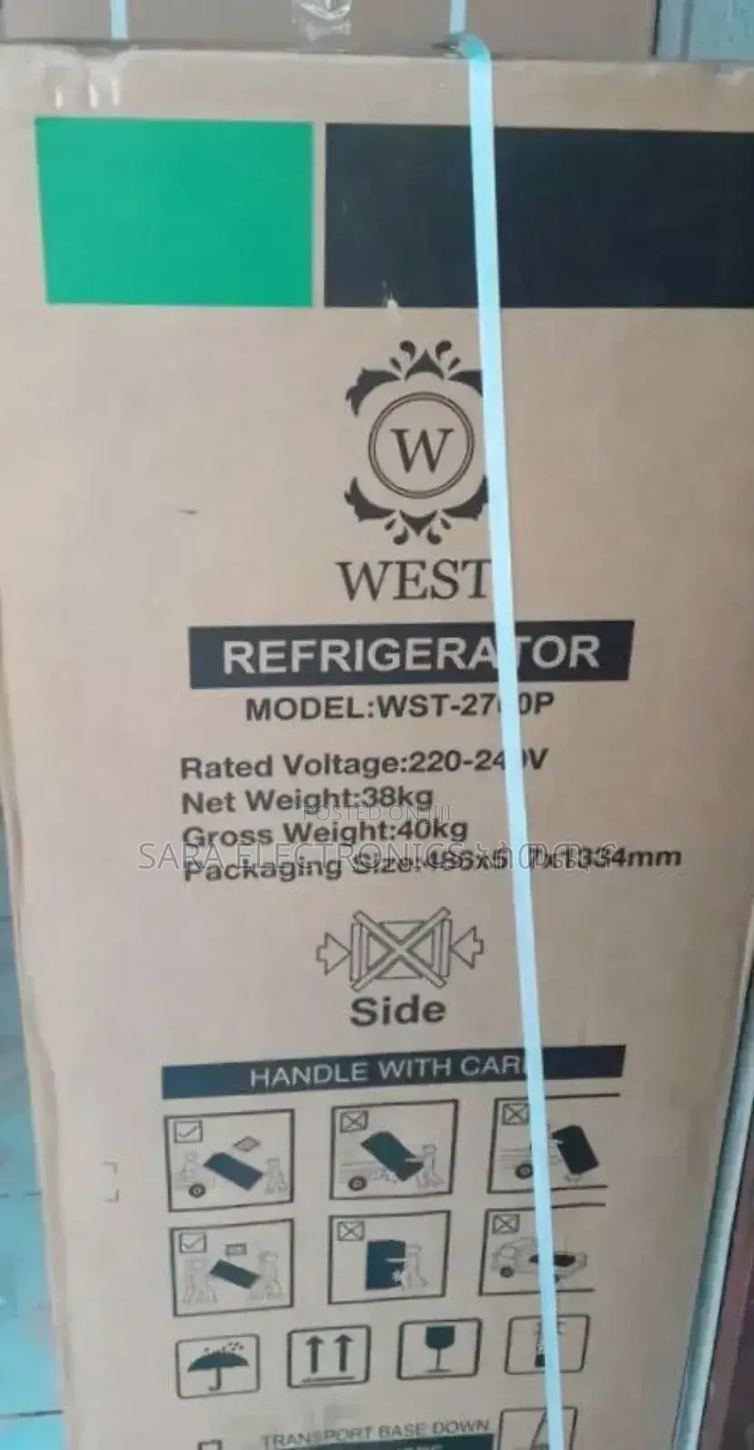 ♧♧West 270 Liters ♤♤Free Delivery 10year Warranty
