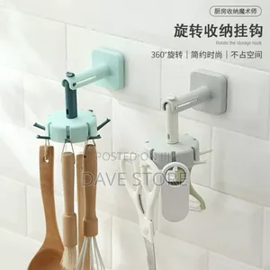 Wall Mount Home Rotating Storage Rack