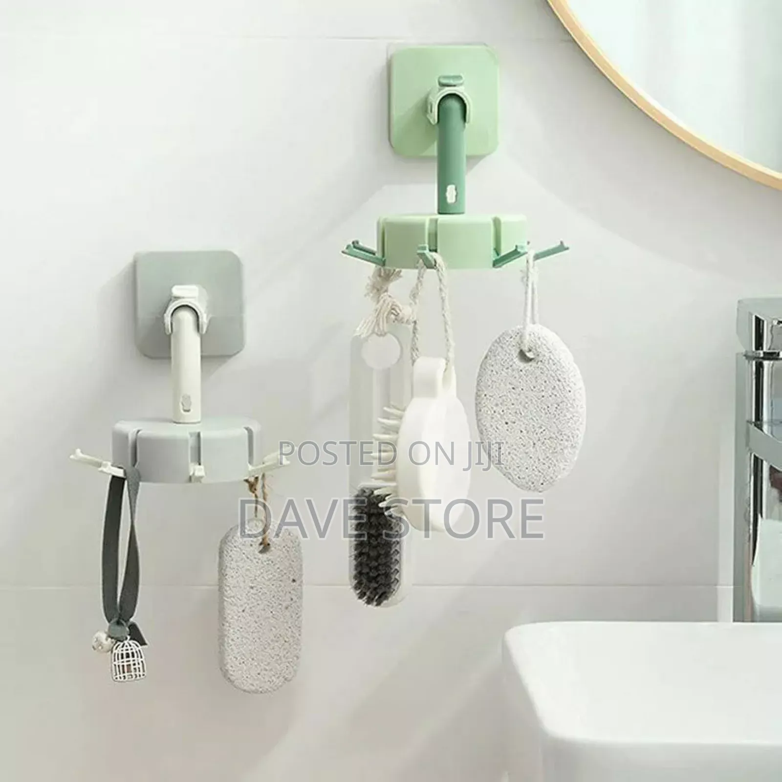 Wall Mount Home Rotating Storage Rack