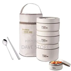 Isolated Lunch Box With Bag