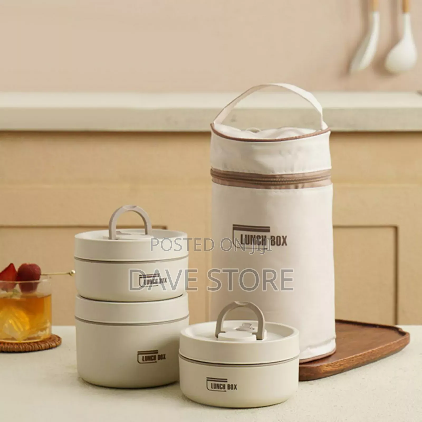 Isolated Lunch Box With Bag