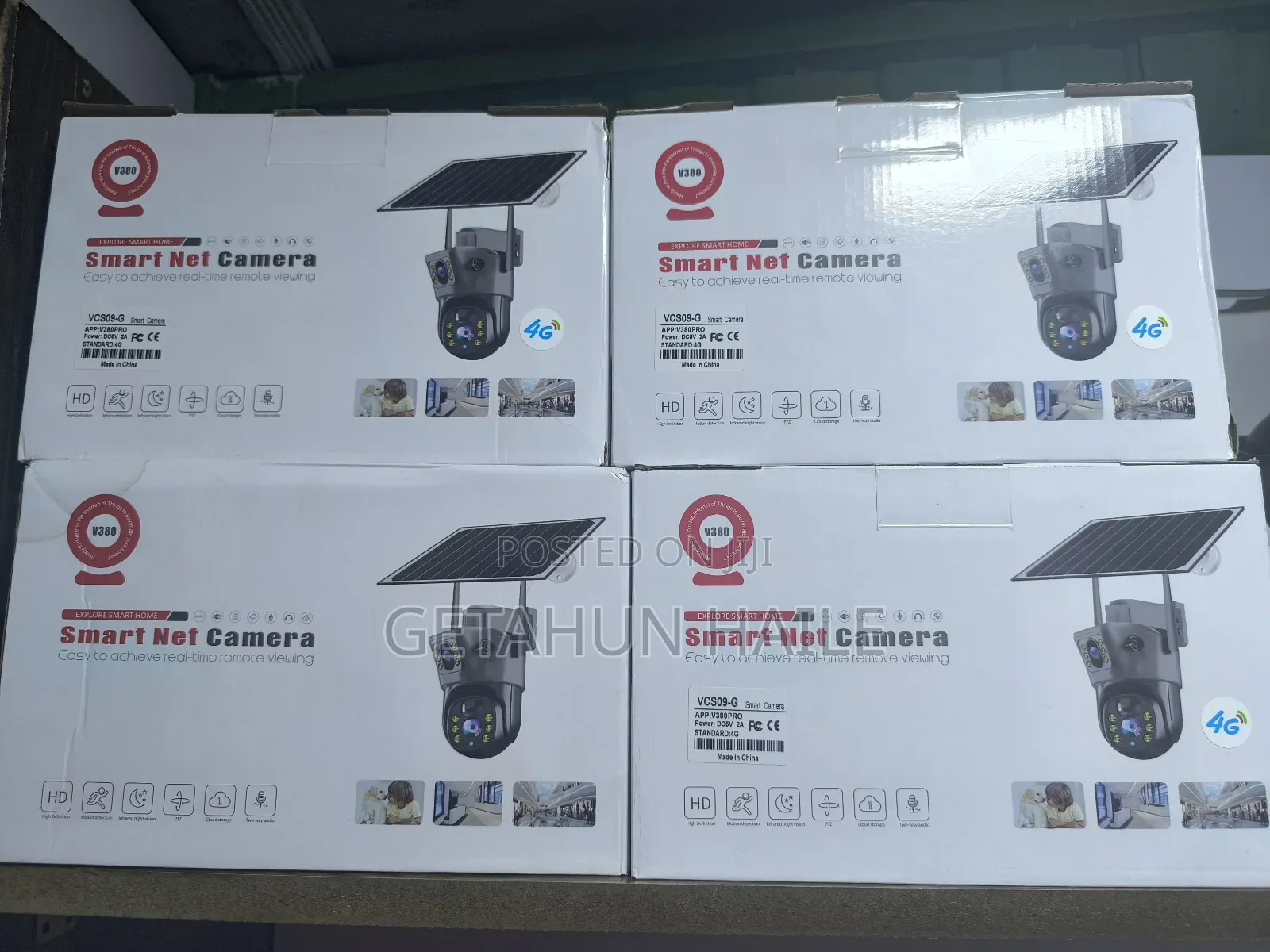 4g Dual Lens Solar Camera (V380 Dual Lens Camera)