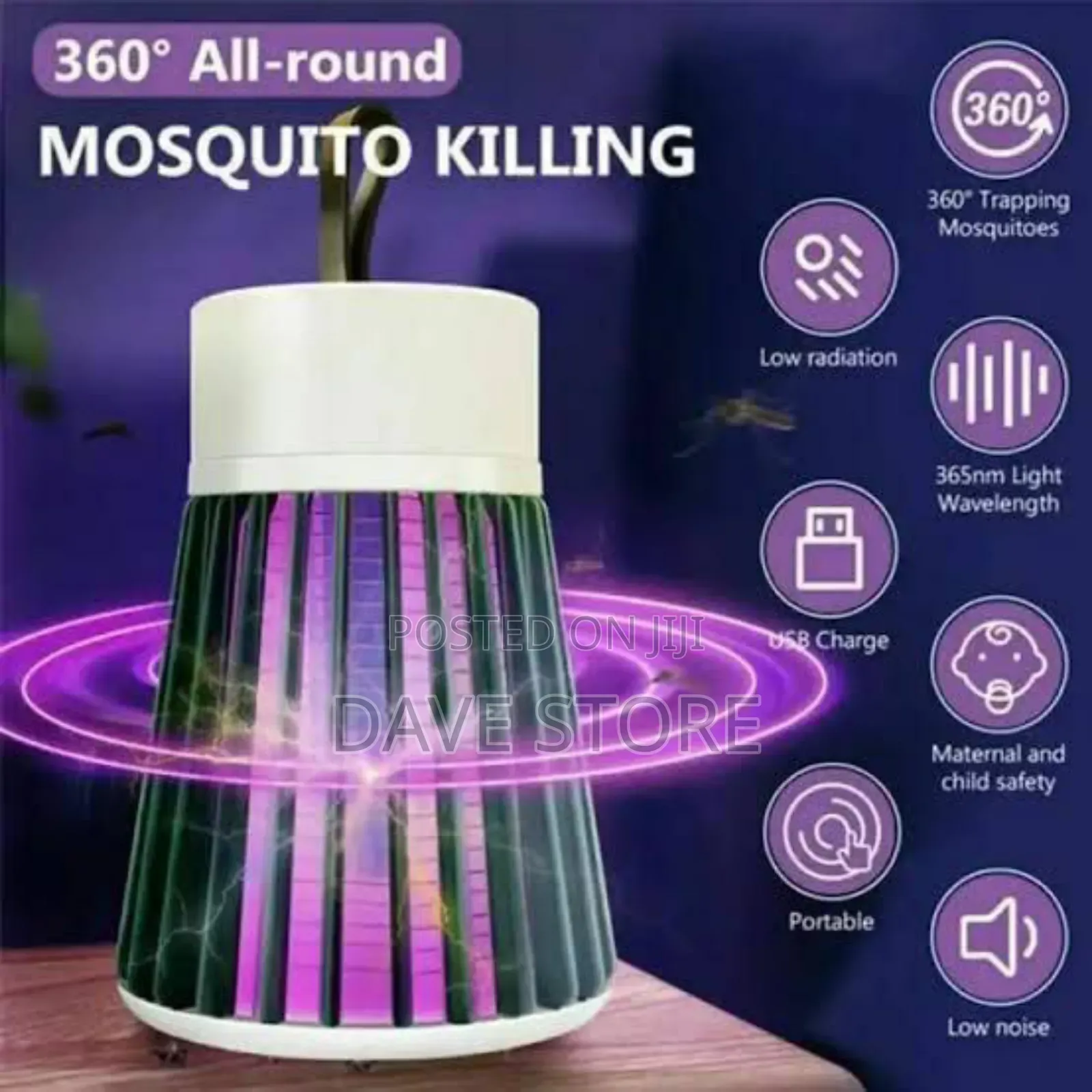 Electric Shock Mosquito Killing Lamp