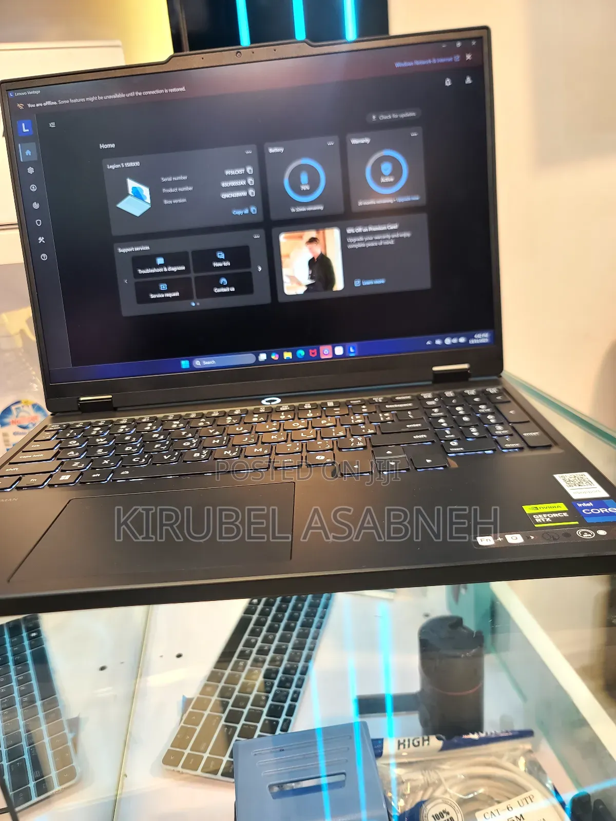 New Laptop Lenovo Legion 5 24GB Intel Core I7 SSD 1T