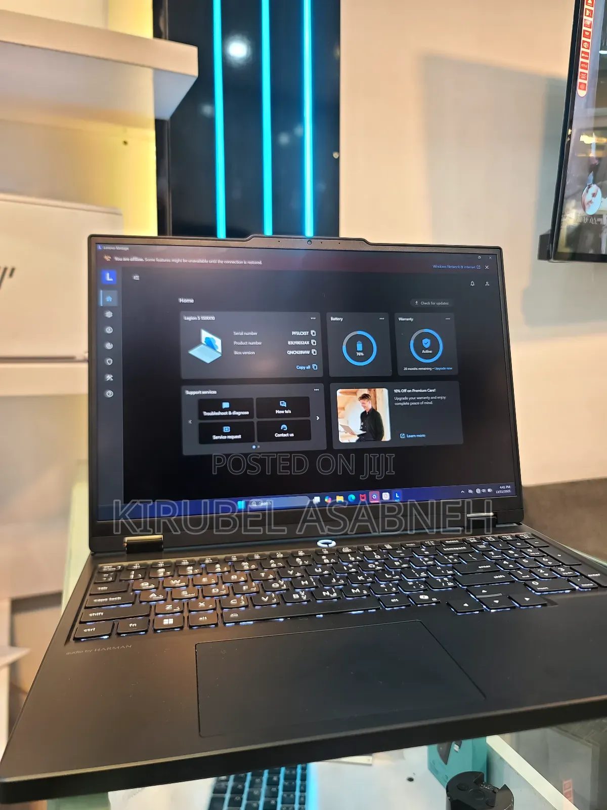 New Laptop Lenovo Legion 5 24GB Intel Core I7 SSD 1T