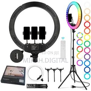Photo - 18 Inch RGB + White Ring Light | for Tiktok, Youtube Best Ringlight