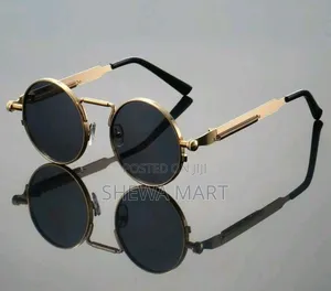 Photo - Men Metal Frame Glasses, Spring Decor Temples, Fashion Green Glasses