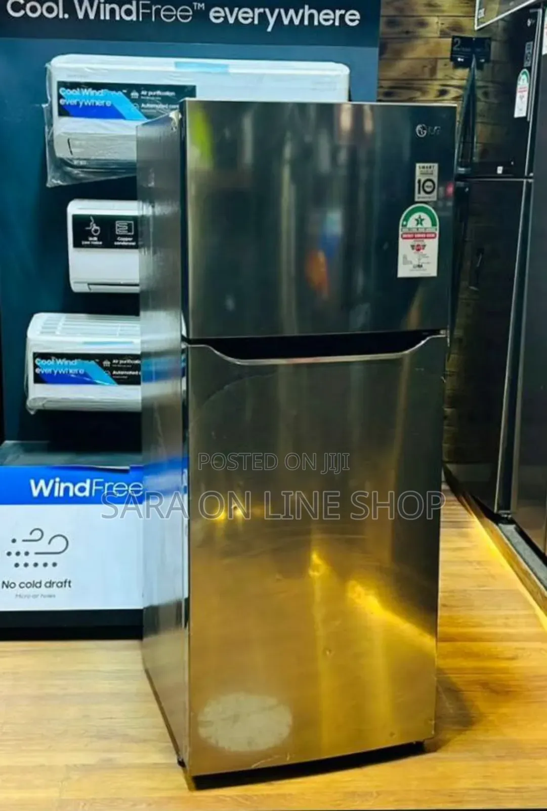 **Lg 290 Liters Fan System ♤Free Delivery 10year Warranty